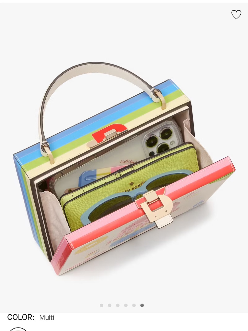 $429 Kate Spade ♠️ Snack Bar Popsicle Crossbody Bag Novelty Box Bag Strap NWT - Picture 8 of 11